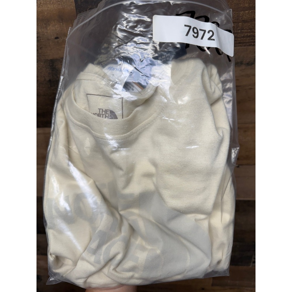 The North Face Evolution Half Dome T‎ Shirts Women 3XL Cream Cotton Short Sleeve - Picture 5 of 5